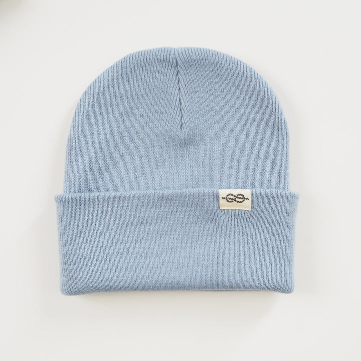 "8 Knot" Light Blue - Cuffed Beanie