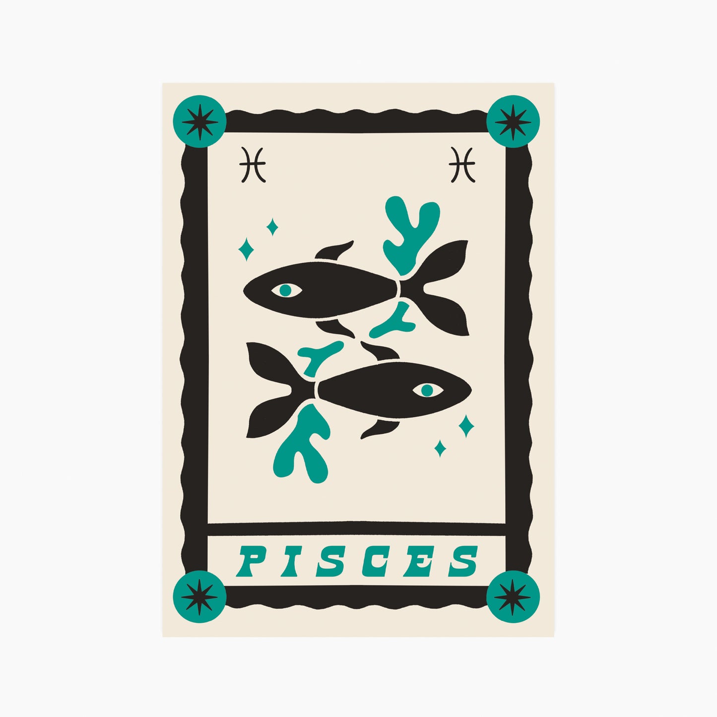 Pisces - Postcard