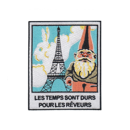 Times are hard for the dreamers - Iron-On Embroidered Patch