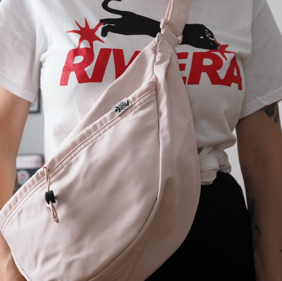 Ahoy Recycled Half Moon Bag