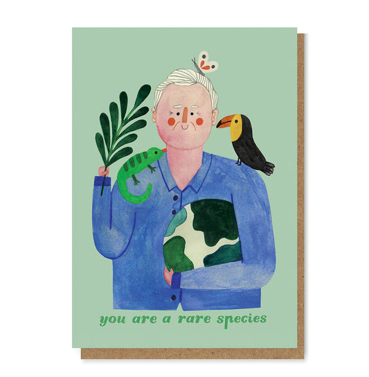 Rare Species / Sir David Attenborough - Greeting Cards