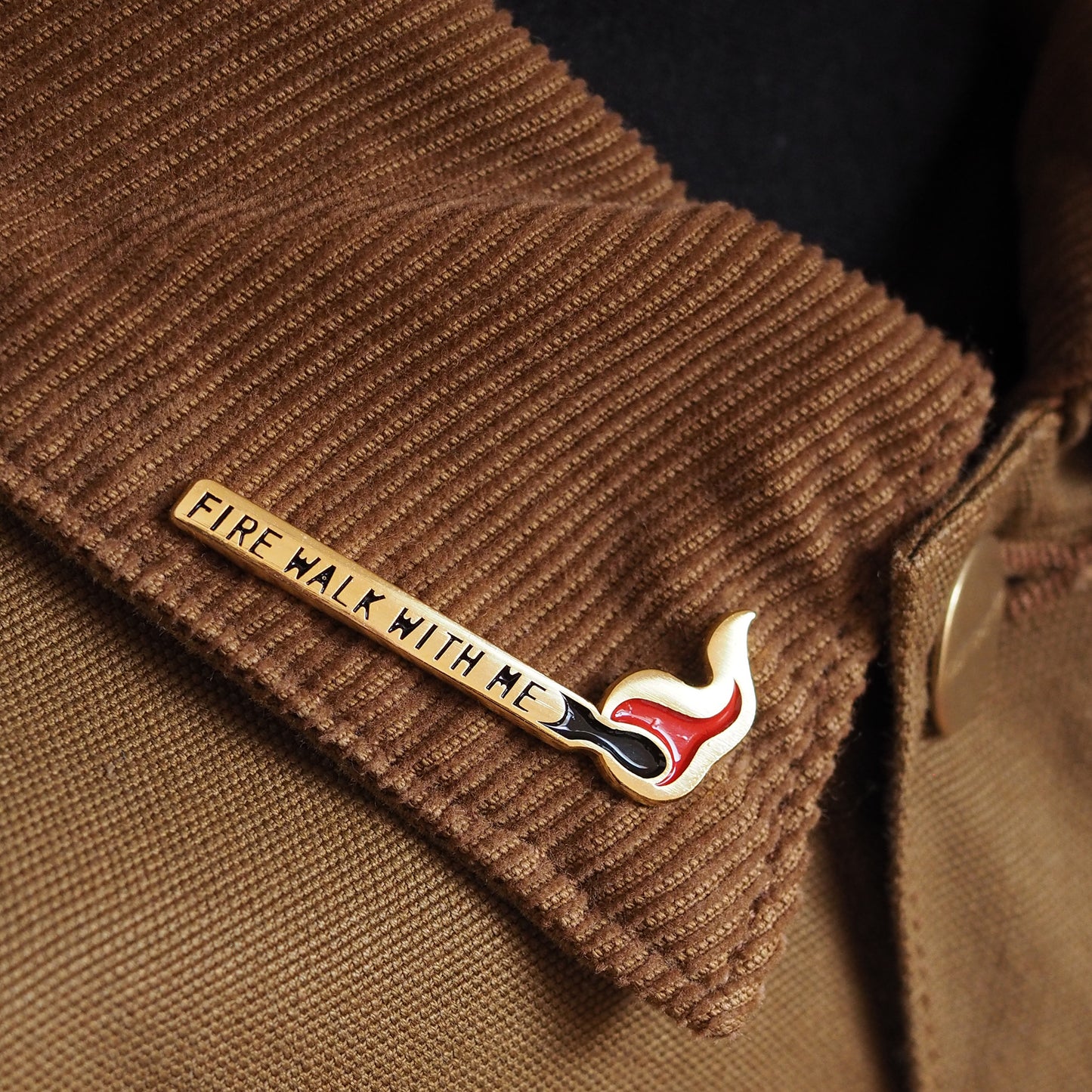 Fire walk with me - Twin Peaks enamel pin