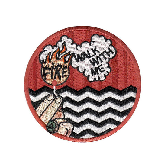 Fire Walk With Me - Iron-On Embroidered Patch