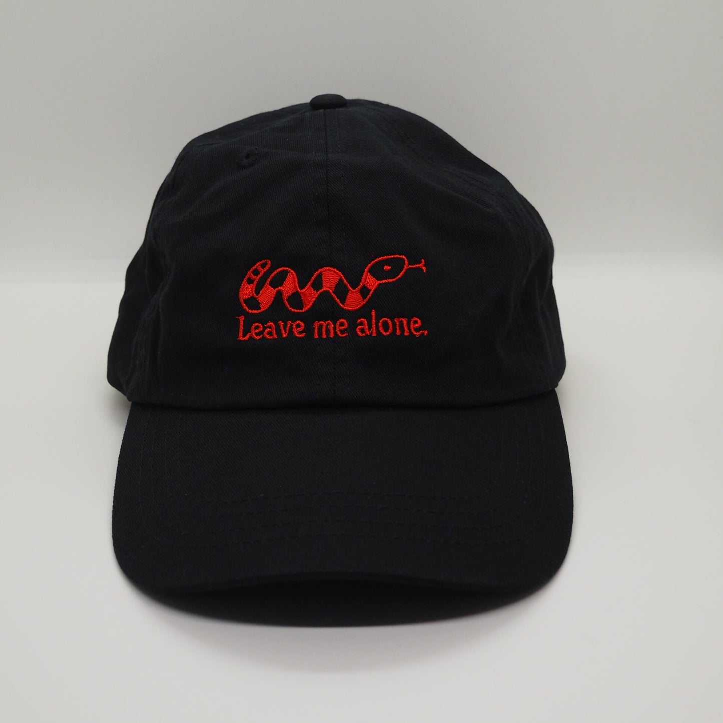Leave Me Alone - Heavy Cotton Embroidered Cap (More Colors!)