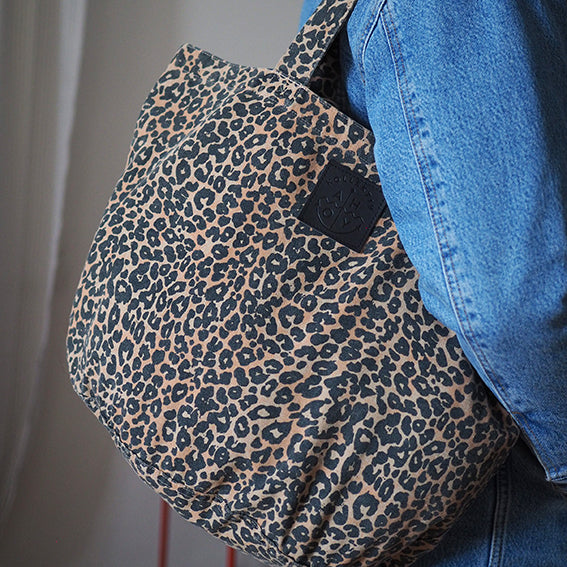 Ahoy Leopard Maxi Tote Bag