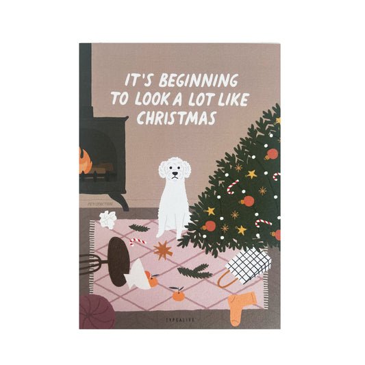 Like Christmas "Dog" - Postcard