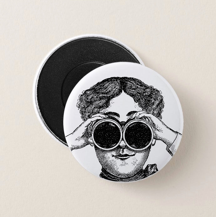 Vintage Collection "Spy" - Round Magnet