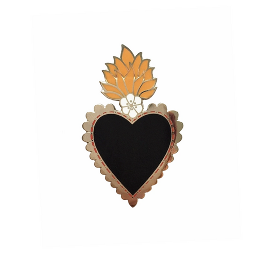 Mexican Sacred Heart - Enamel Pin