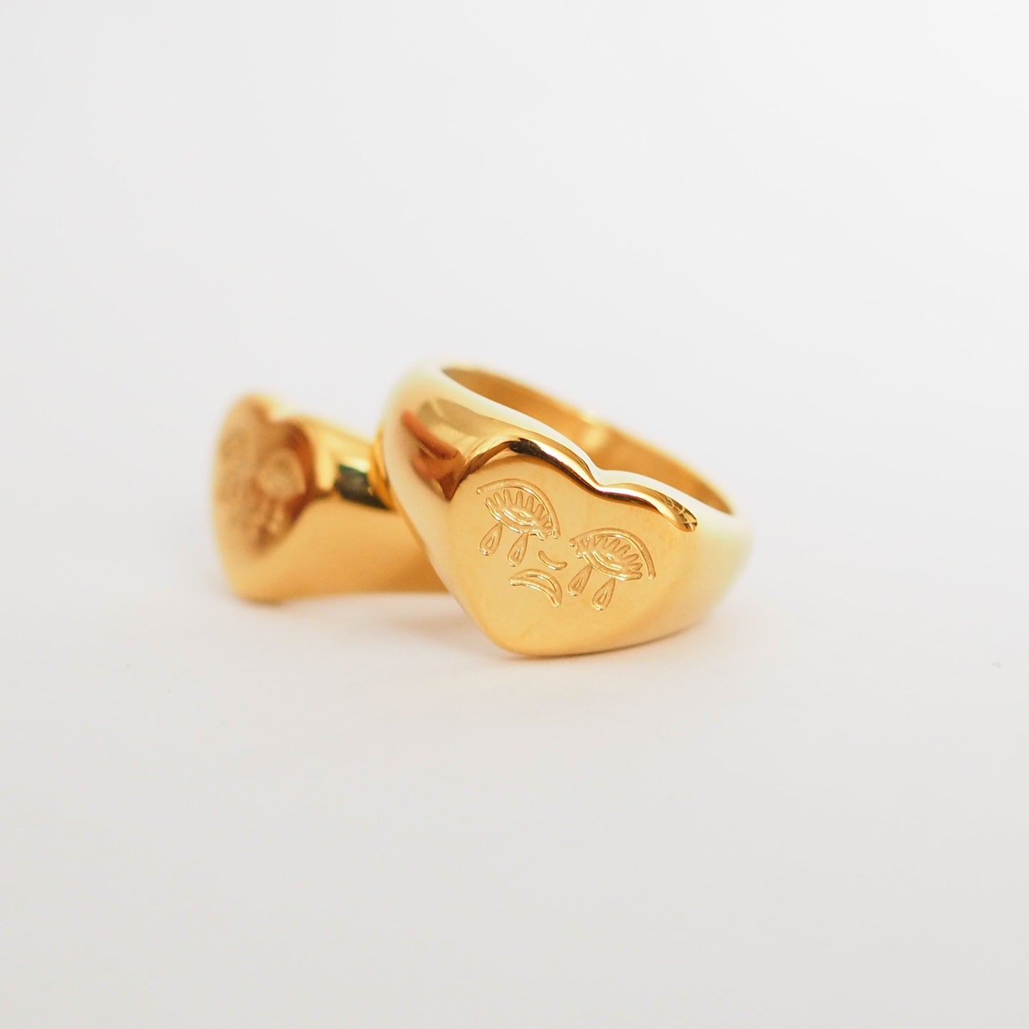 Crying Heart - Ring (Gold Plated)