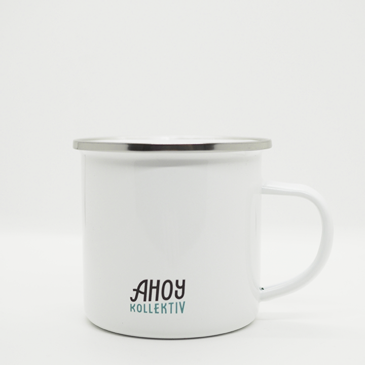 Flower "Don't Stop Thinking About Tomorrow" - Enamel Mug