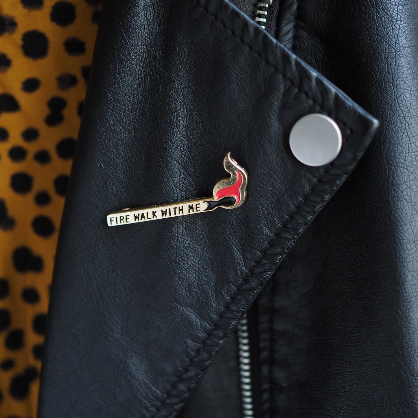 Fire walk with me - Twin Peaks enamel pin