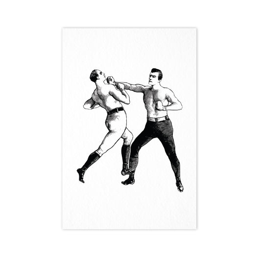 Boxers - "Vintage Series" Ahoy Postcard