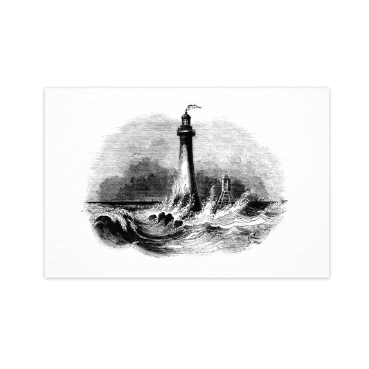 Lighthouse - "Vintage Series" Ahoy Postcard