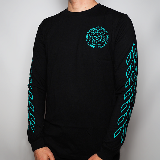 Flower "Don't Stop Thinking About Tomorrow" - Organic Fair Trade Long sleeve Shirt