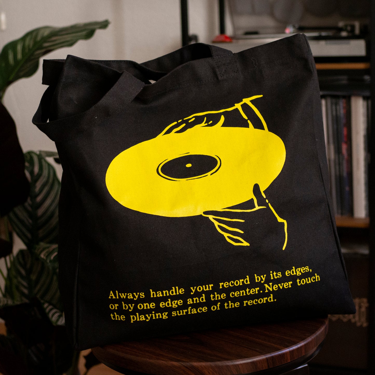 Take Care of Your Records - Maxi Tote Bag