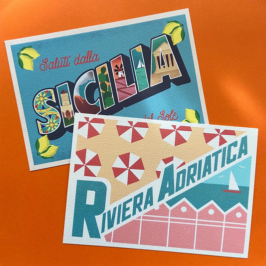 Postcards from Italy - A5 Prints