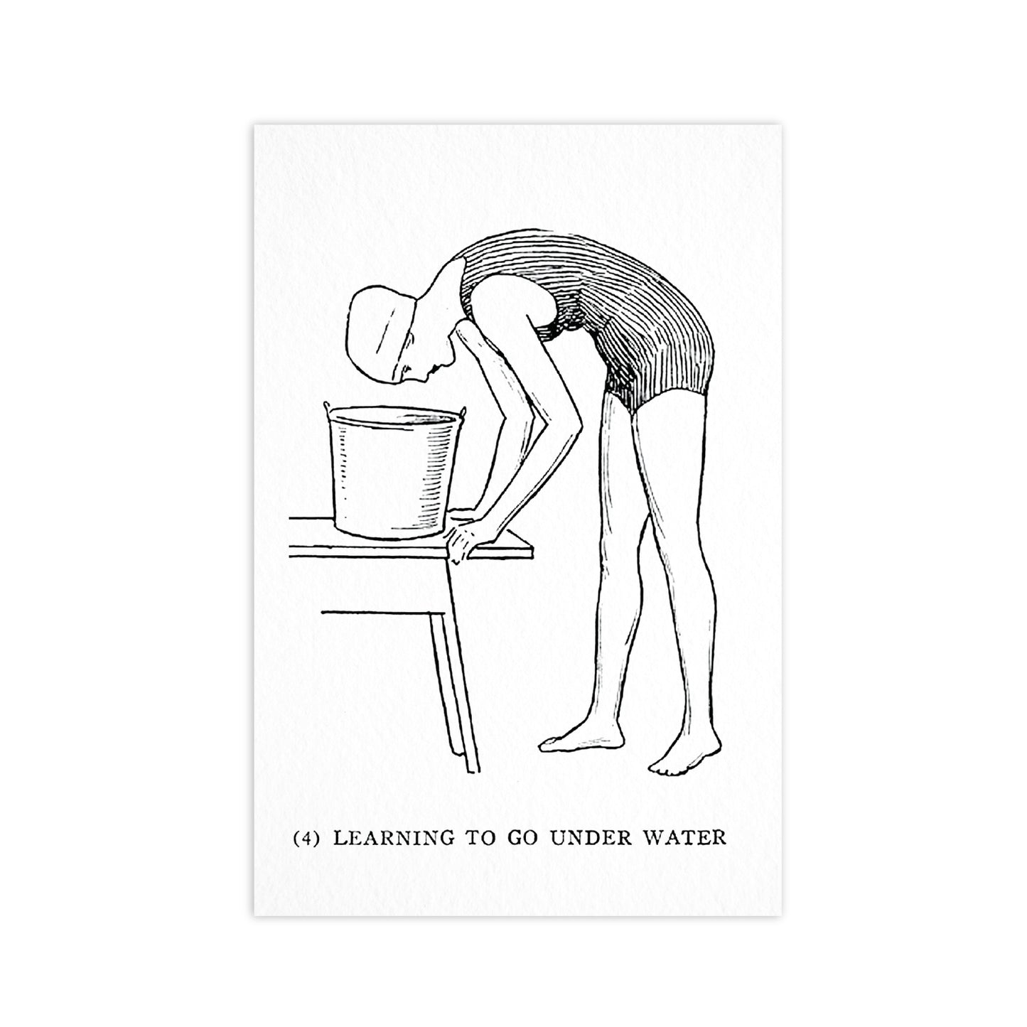 Under Water - "Vintage Series" Ahoy Postcard
