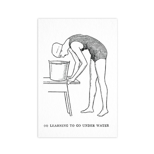Under Water - "Vintage Series" Ahoy Postcard
