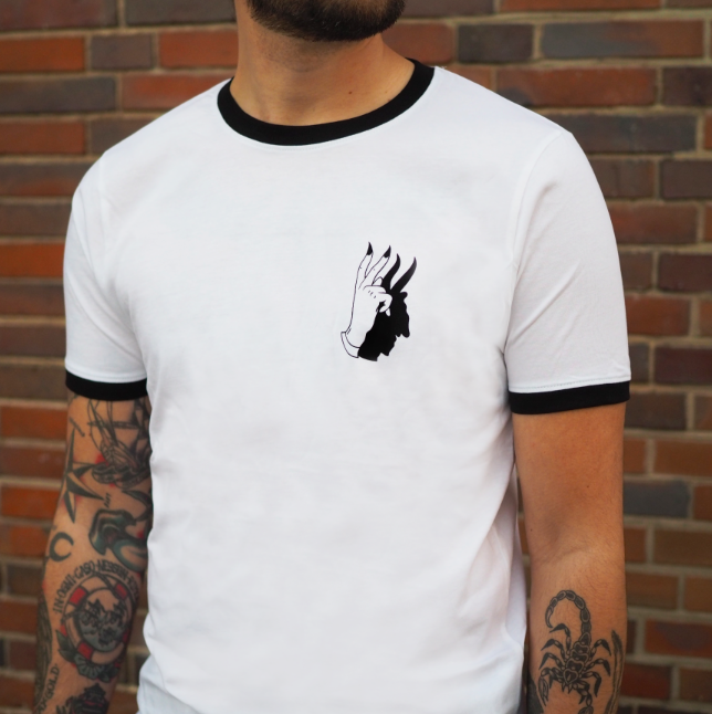 Watch Your Back - Ringer Organic Cotton T-Shirt