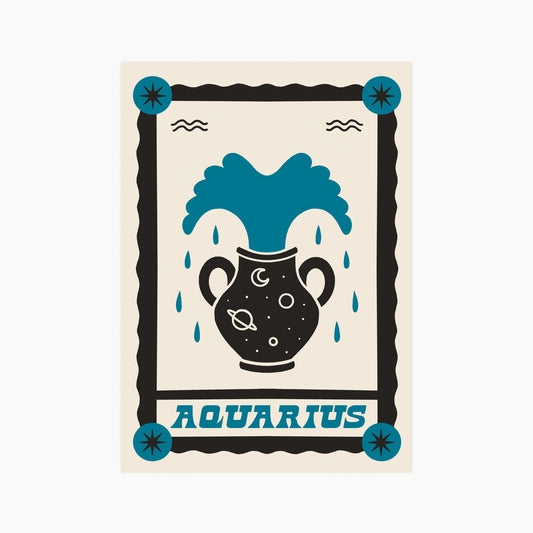 Aquarius - Postcard