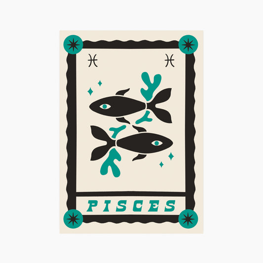 Pisces - Postcard