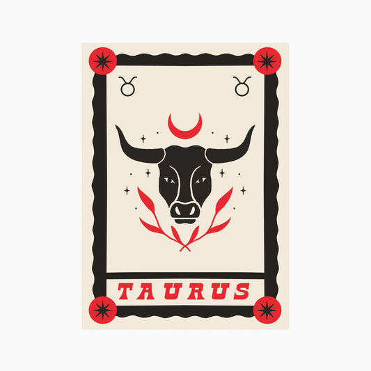 Segni Zodiacali "Toro" - Cartolina