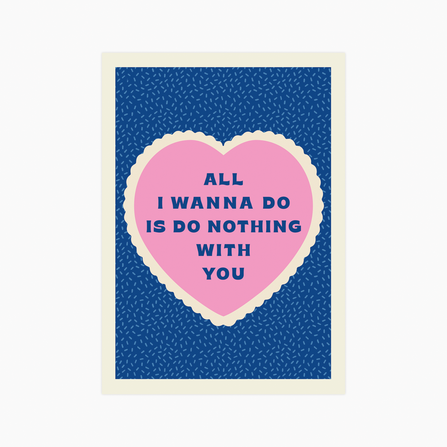 Do Nothing With you - Postcard