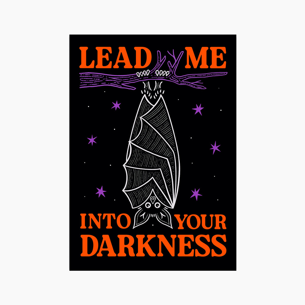 Lead me into your darkness - Postcard