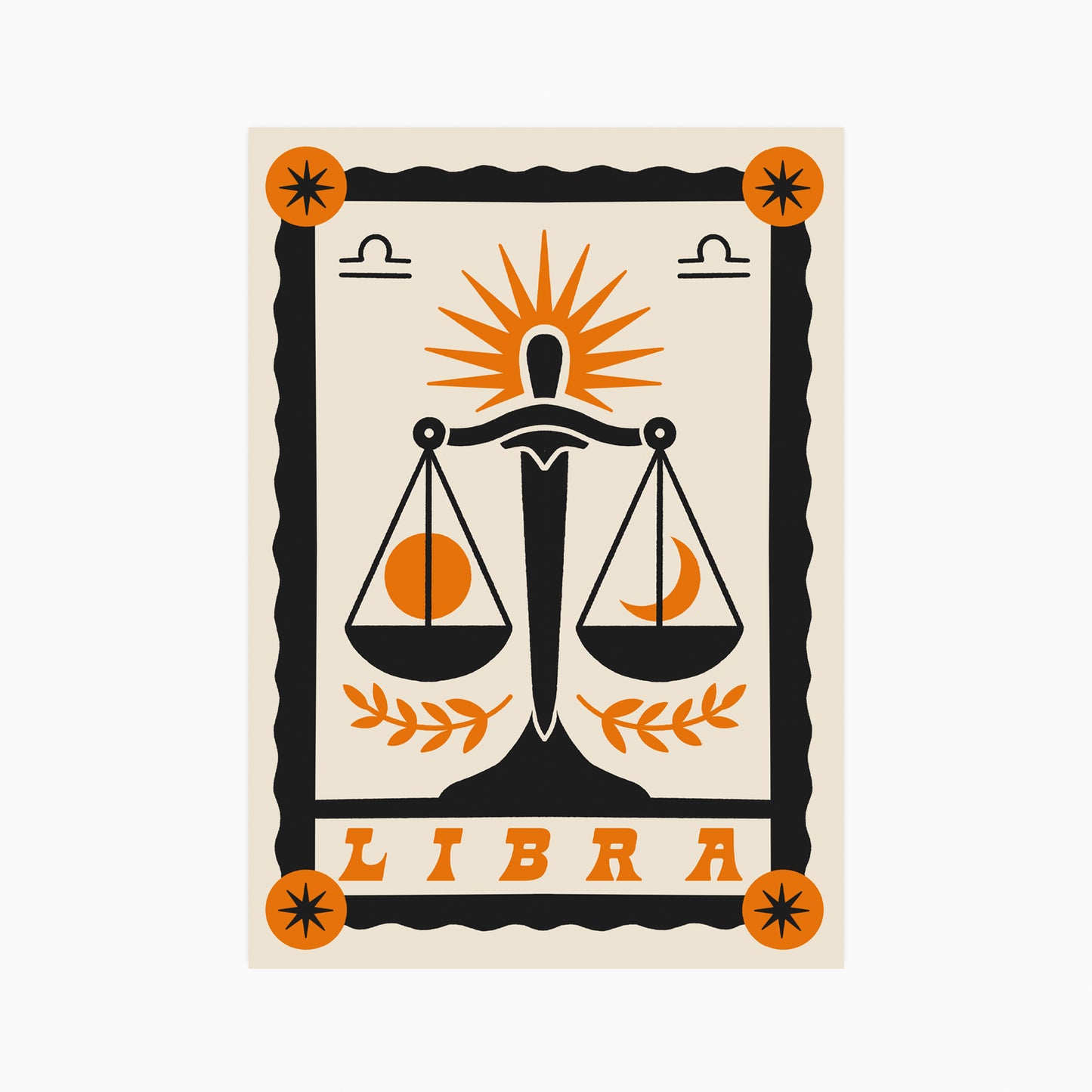 Libra - Postcard