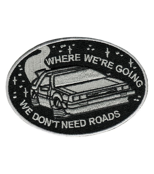 DeLorean - Iron-On Embroidered Patch
