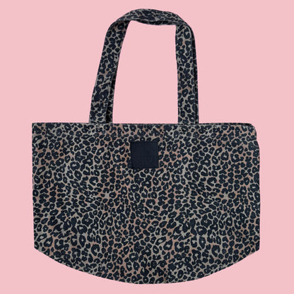 Ahoy Leopard Maxi Tote Bag