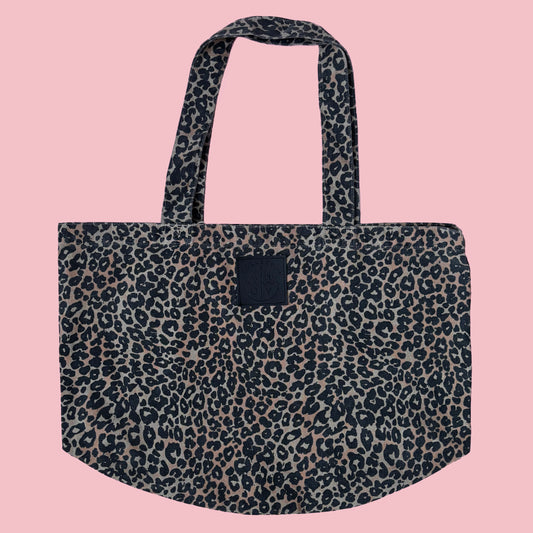 Ahoy Leopard Maxi Tote Bag