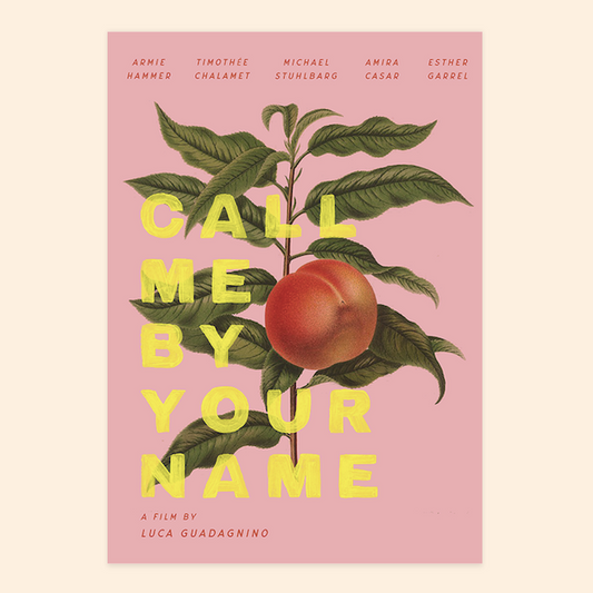 Alternative Movie Print Poster A4 of Call Me by your name by Luca Guadagnino  - Cinephile Print Wall Art