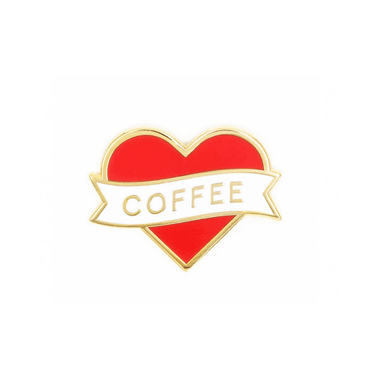 Heart Coffee - Enamel Pin