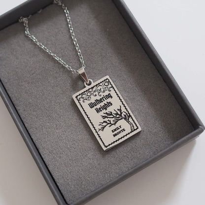 Wuthering Heights by Emily Bronte - Charm Necklace