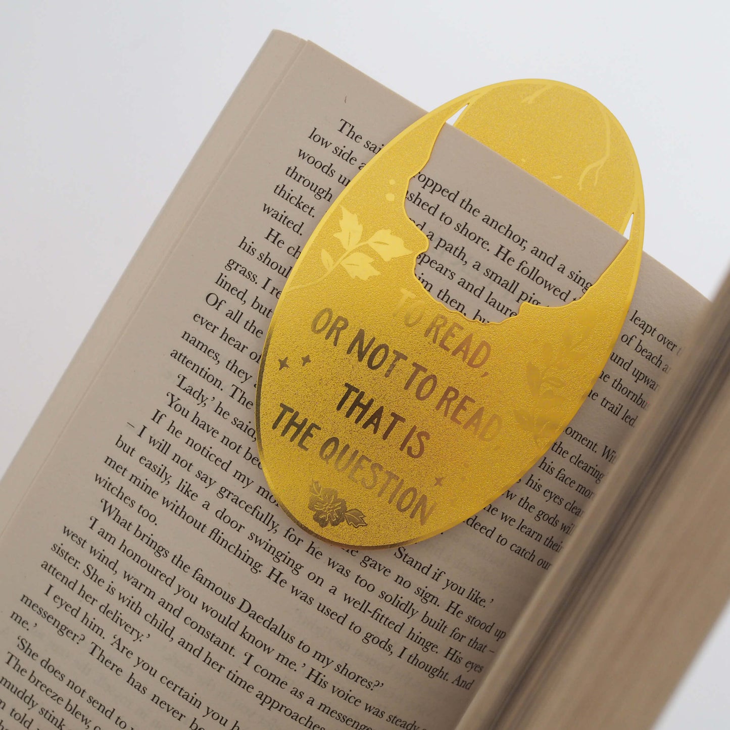 Hamlet - Brass Bookmark