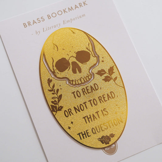 Hamlet - Brass Bookmark