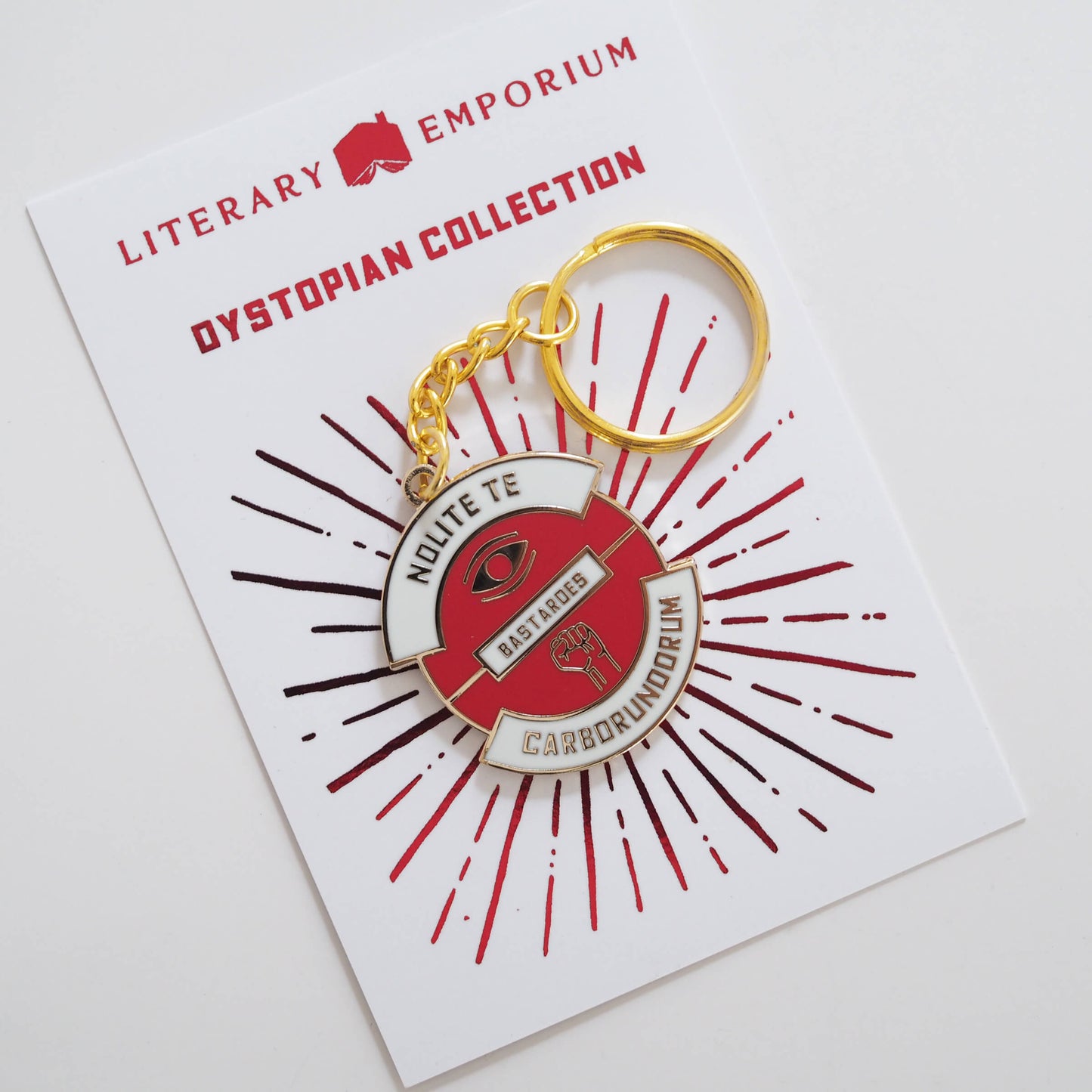 Nolite Te Bastardes Carborundorum / Handmaid's Tale - Metal Keychain