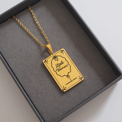Little Women by Louisa May Alcott - Charm Necklace
