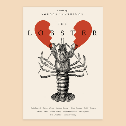 The Lobster - Alternative Movie Poster - Fan Art A4 Print on Matte Paper PEFC™