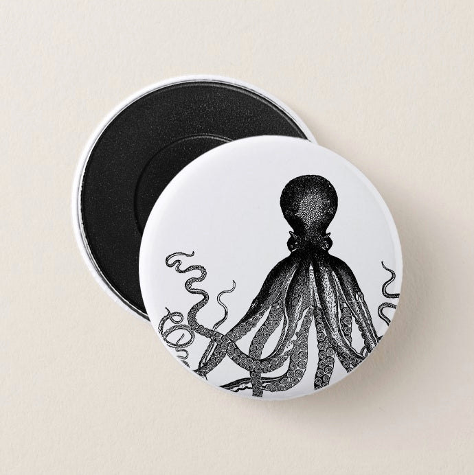 Vintage Collection "Octopus" - Round Magnet