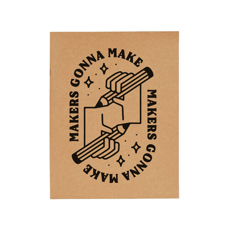 Makers Gonna Make - A6 Pocket Notebooks (Plain pages)