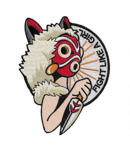 Fight Like a Girl - Iron-On Embroidered Patch