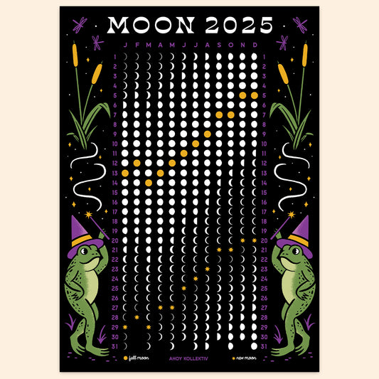 *PRE-ORDER * Ahoy Kollektiv - Moon Calendar 2025