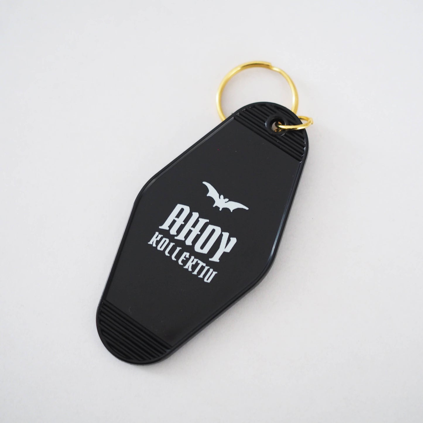 I'd rather be home listening to The Cure - Retro Motel Keychain