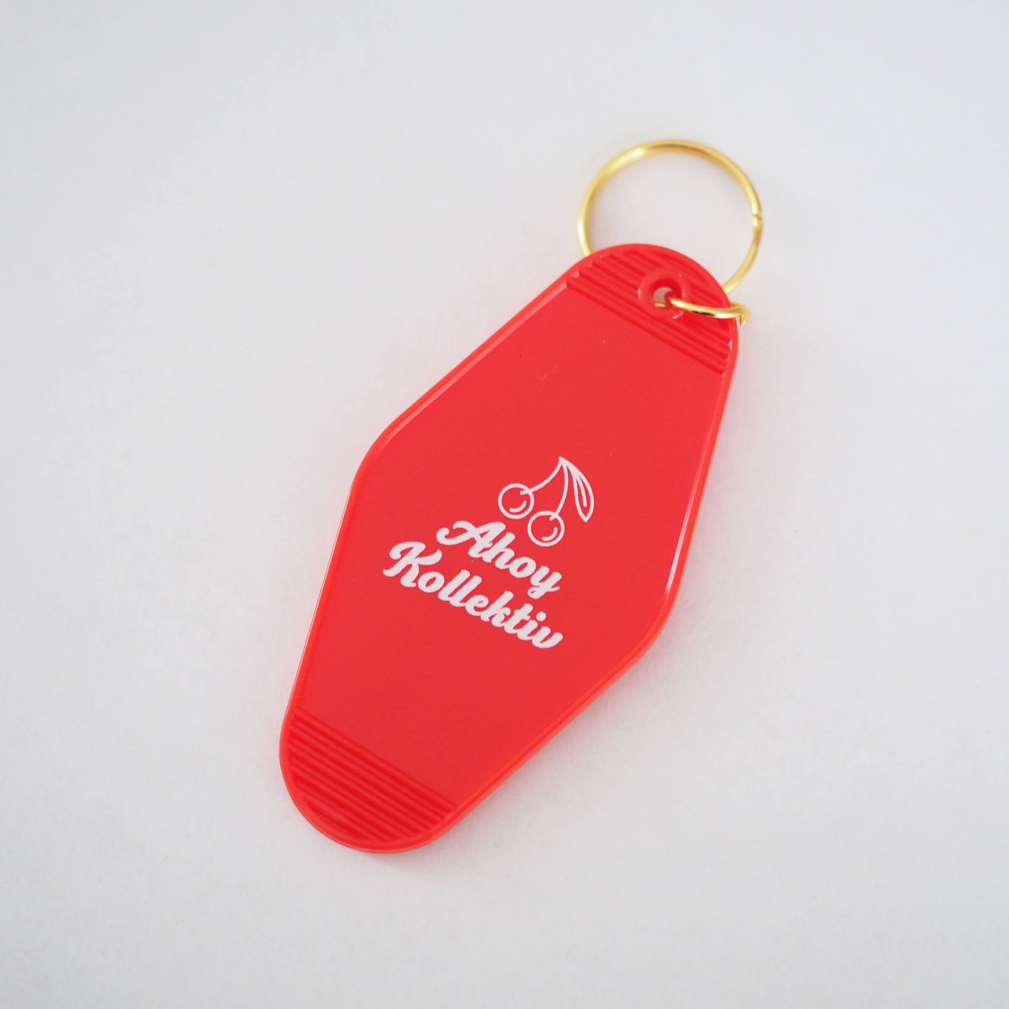 I'd rather be home listening to Lana - Retro Motel Keychain