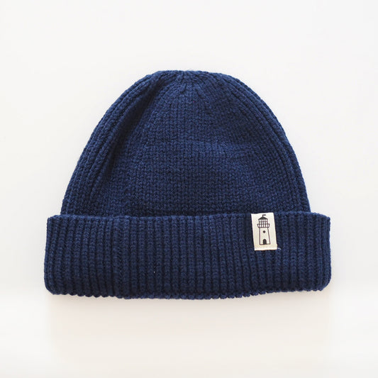 "Lighthouse" Navy Blue - Sailor Beanie