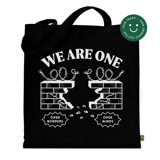 We are One - Black Tote Bag