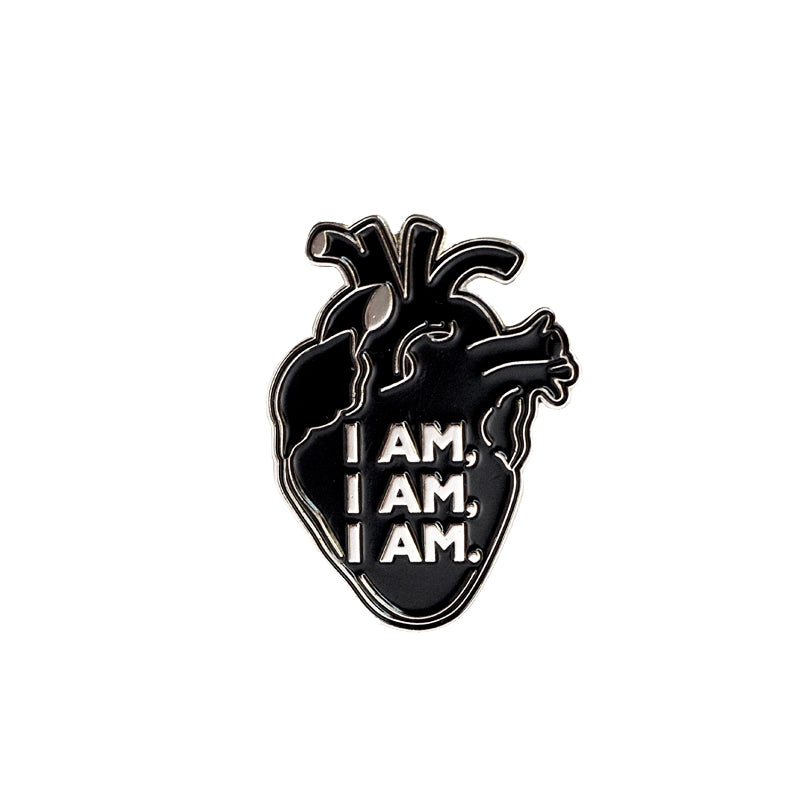 I am I am I am - Sylvia Plath inspired Enamel Pin