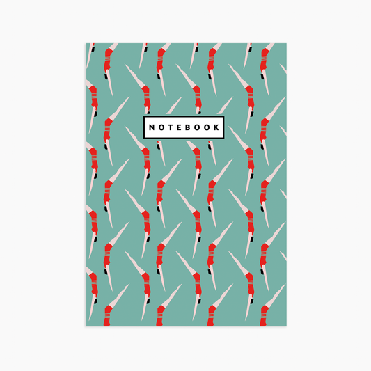 Swimmer - Pocket Notebook (Plain pages)